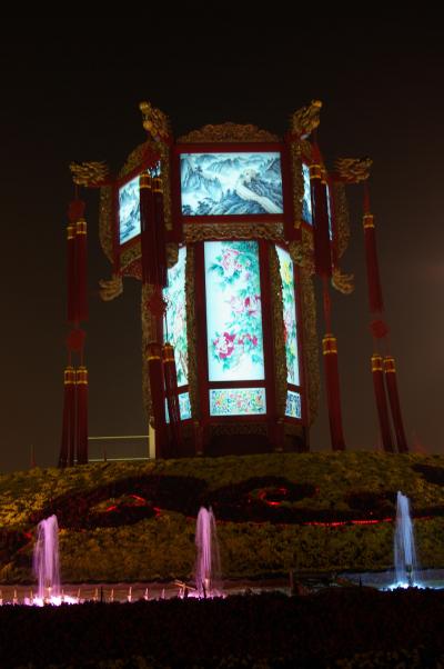 １０月１日『国慶節』の天安門広場の夜景
