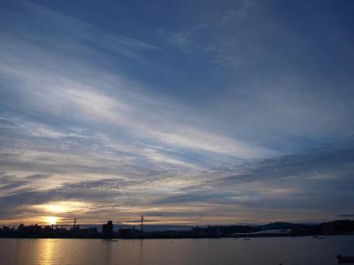 山陰の旅　松江　宍道湖の夜と朝