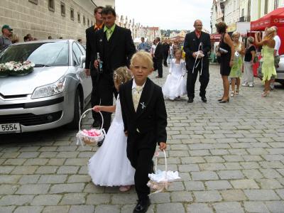 行ってきました真夏のチェコ！（05）テルチ城で結婚式だぁ～