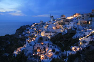 ギリシャ サントリーニ島のバカンス
