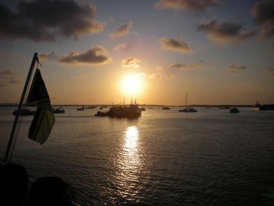 Indonesia Bali 夕陽と満月のクルーズ