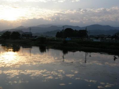 08年秋「●近江路をゆく」　その2　朝の琵琶湖湖岸：さざなみ街道を楽しむ
