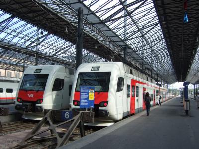 ヘルシンキ　中央駅周辺と鉄道