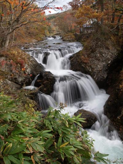 死のロード?　北海道社員旅行６　滝めぐりシリーズ９２　三階滝　北海道伊達市