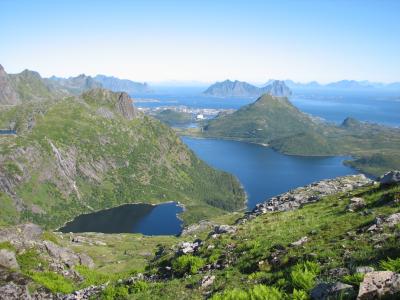 ノルウェーの青い空-Lofoten（ハイキング編）-