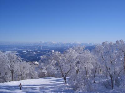 暖冬の野沢温泉スキー