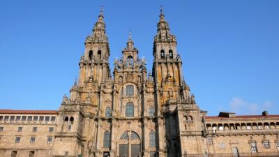 巡礼の最終地点の街サンティアゴ−スペイン−