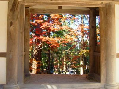 紅葉の湖東三山と永源寺