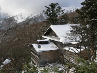 三斗小屋温泉・・・?今シーズン最初の雪山