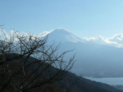 河口湖にドライブ