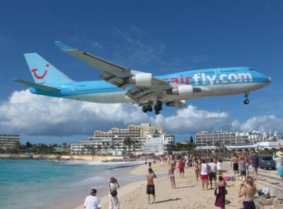 今度こそばっちり！　Princess Juliana International Airport＠St. Martin　２００８年冬