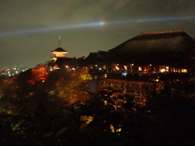 源氏物語千年紀＆紅葉の京都?～夜の清水寺・・・