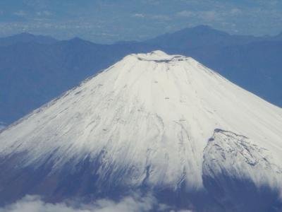 そろそろ空からも富士山が一番綺麗に見られる季節になりました