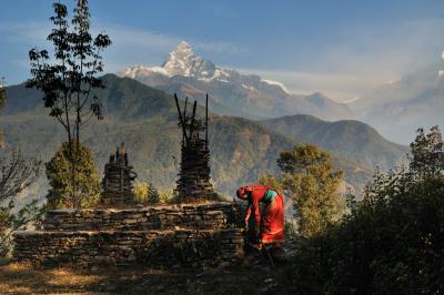 天上天下の国 ネパール ７　ヒマラヤの見納め