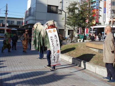 江戸東京紀行（初春の大黒様の小判飛ぶ、新小岩駅前の巻）