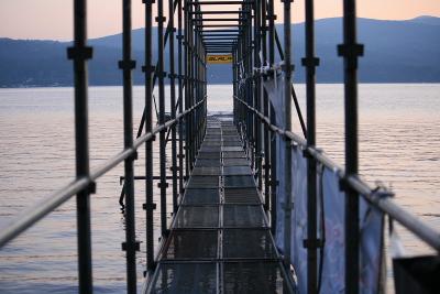 山中湖1日目~白鳥と夕陽に染まる山中湖~