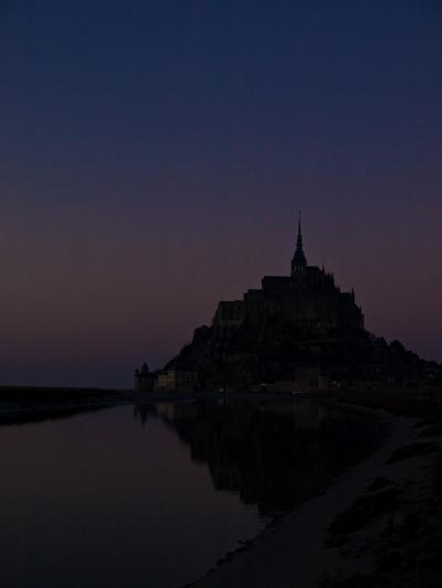 フランス　黄昏モン・サン・ミッシェル　2009