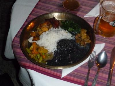 カトマンズ・・・夕食・・・美味しかった