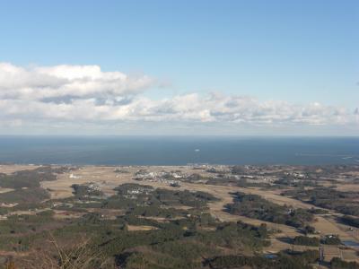 再び相馬へ　鹿狼山（新地町）に登る