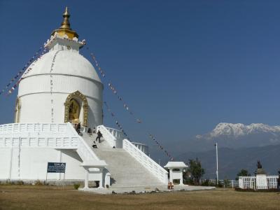ジョムソンからポカラへ・・・気ままな一人旅・・・０３  　”World Peace Pagoda　日本山妙法寺”