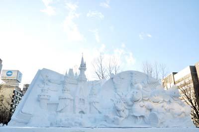 札幌雪祭り開催前日だよん