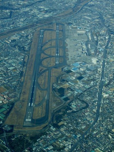 伊丹空港上空2000ｍ