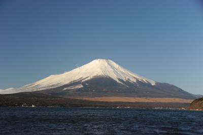 富士山を眺めながら?～山中湖にて～