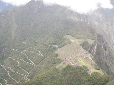 死ぬまでに一度は見たかった遺跡、マチュピチュが見えた。
