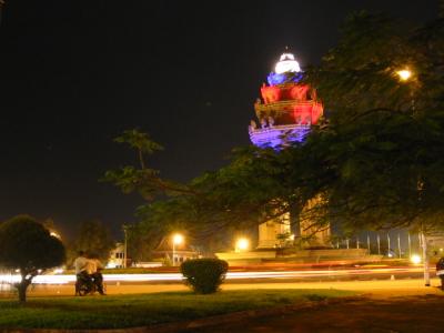 カンボジアの夜景