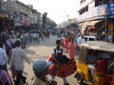 インドの人々と遺跡を訪ねて　ハイデラバード（アンドラプラディッシュ州）