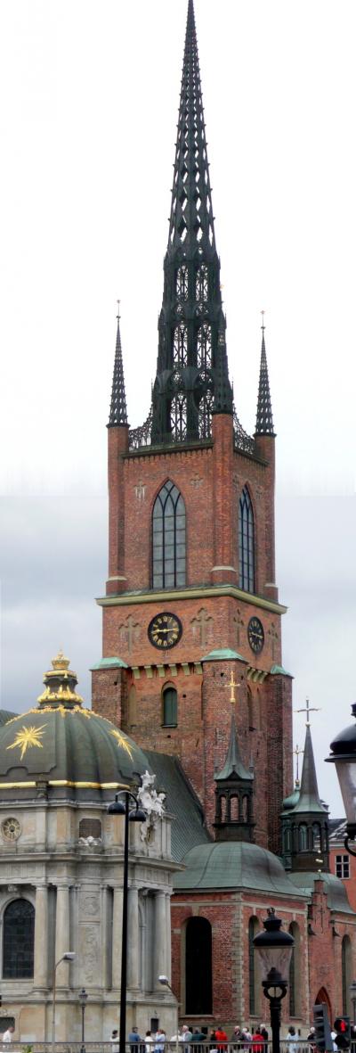 スカンジナビア旅情?:50市街散策朝のガムラ・スタンとリッダーホルム教会