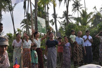 ミャンマーへ行こう　６　被災地訪問