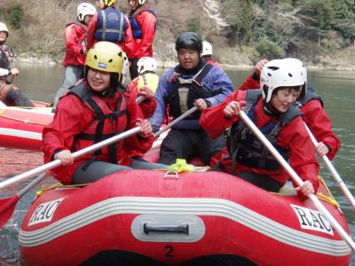 保津川ラフティング