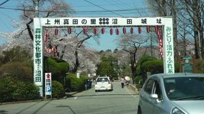 09年04月11日（土）、アフタースキーのお楽しみマイタケセンターの次は「沼田公園」でお花見。