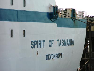 タスマニアを歩く(7) Spirit of Tasmania に乗る ～2002年 GW～
