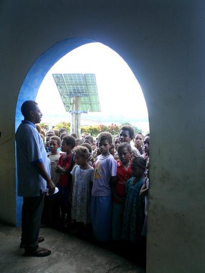 2008 バヌアツ　マレクラ島　小学校訪問