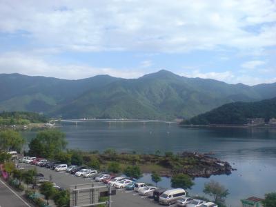 河口湖畔の温泉