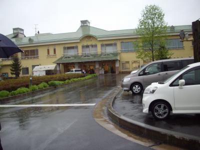 雨の中のアウトドア