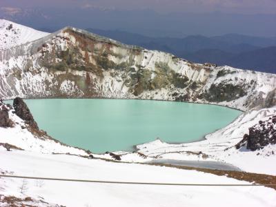 沢渡温泉→白根山　湯釜