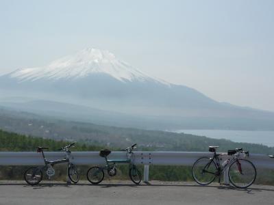 山中湖　サイクリング！