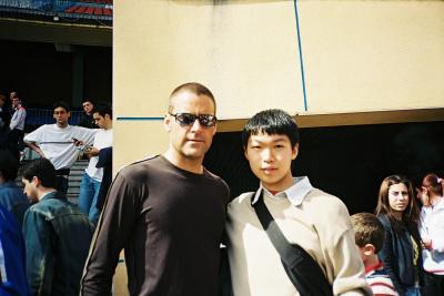 Vicente Calderon 試合前日非公開練習後