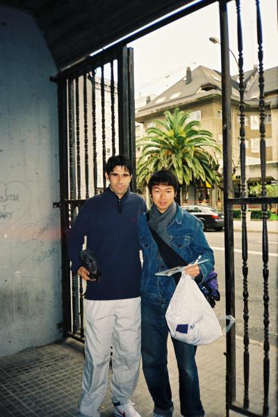 2003年1月4日 デポルティーボ・ラ・コルーニャ ホテル待ち