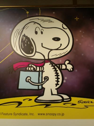 スヌーピー アストロノーツ シルクスクリーン ポスター 155/175 限定 スヌーピー アストロノーツ シルクスクリーン ポスター 155/175 限定