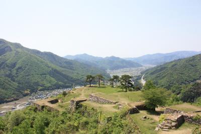 新緑の竹田城