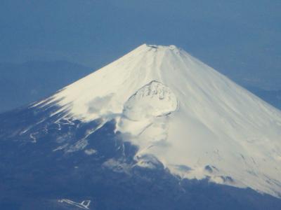 やはり羽田を離陸して最初に気になるのは何時の富士山です