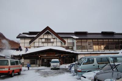津軽の雪道