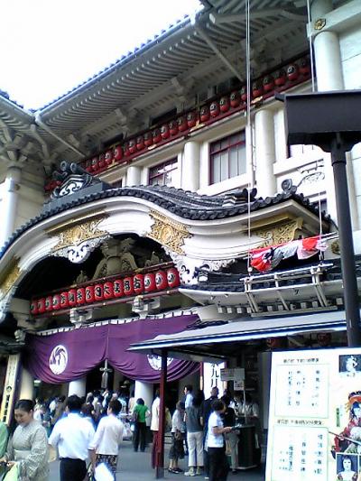 2007年９月　歌舞伎座・シアターコクーンの旅