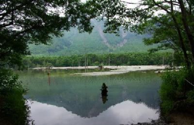 すっごく上高地は気持の良い ですぅ