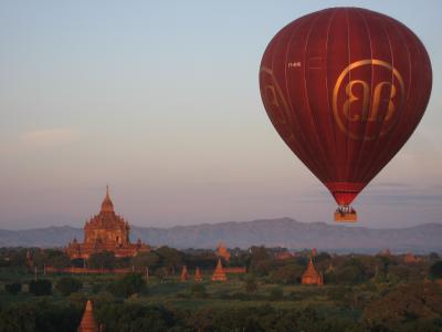 熱気球から見るバガン