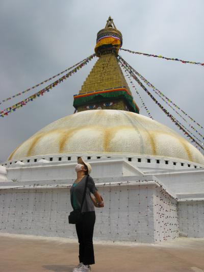 歩いてボウダナートへ行く！